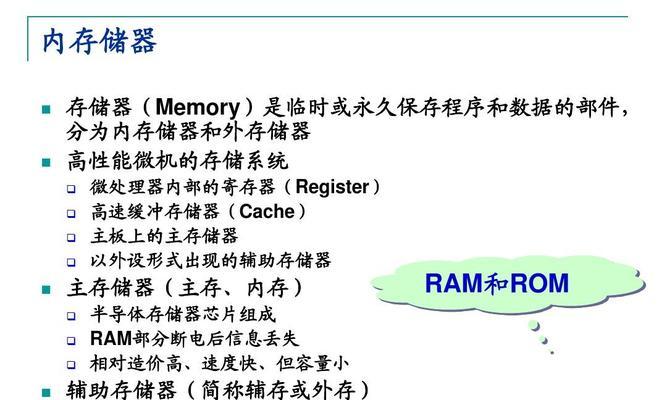 内存储器的重要性及应用领域（从电脑到手机，内存储器在现代生活中的广泛应用）