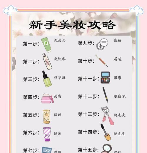 电脑教程化妆顺序步骤（学生专属的化妆教程，轻松入门化妆术）